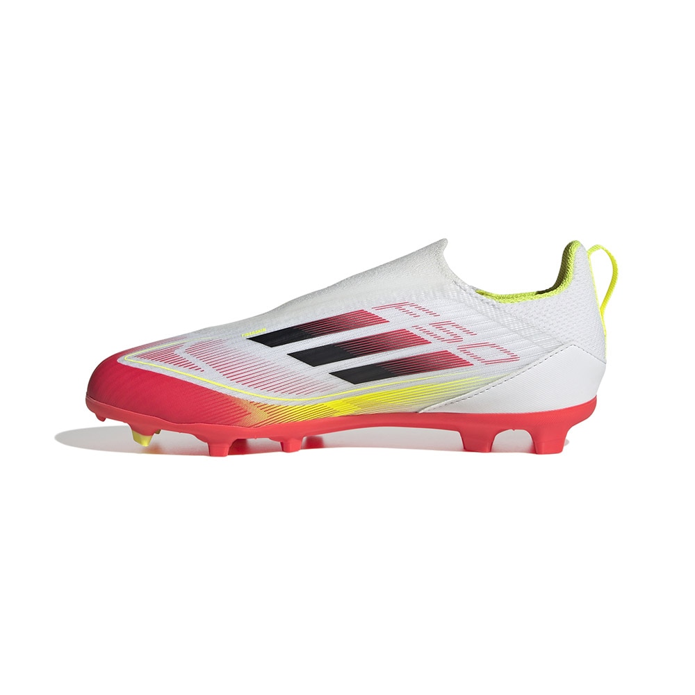 Adidas F50 League Laceless FG/MG Fotballsko Barn Pure Victory