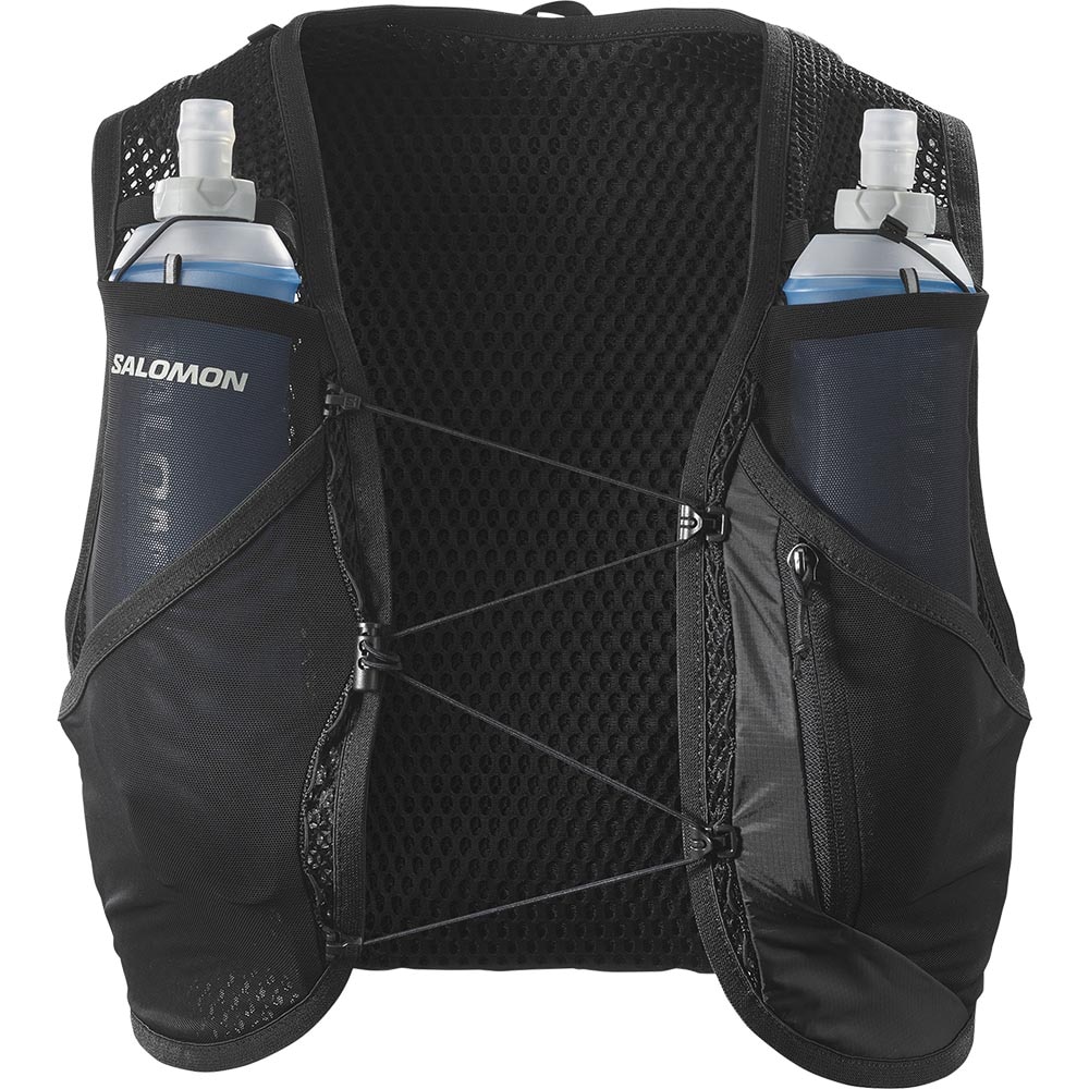 Salomon Active Skin 8 Set Løpesekk Sort