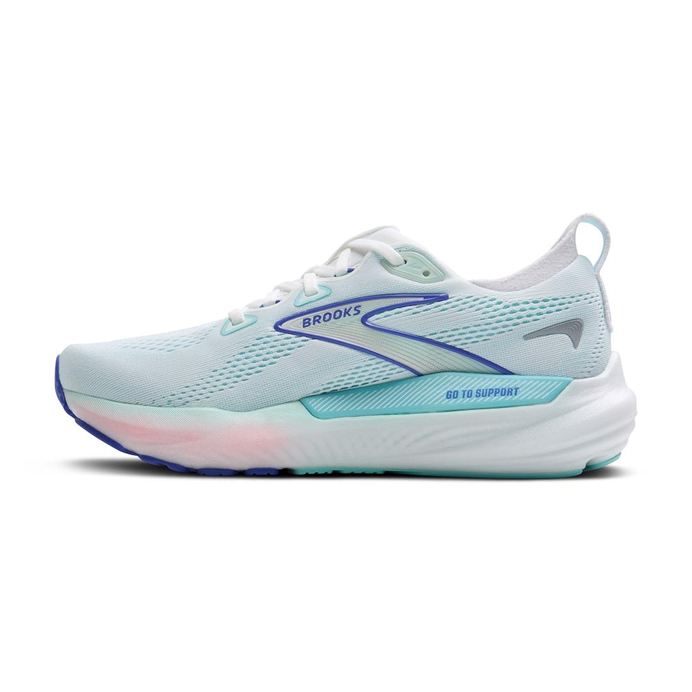 Brooks Glycerin GTS 22 Joggesko Dame Lys Blå/Rosa