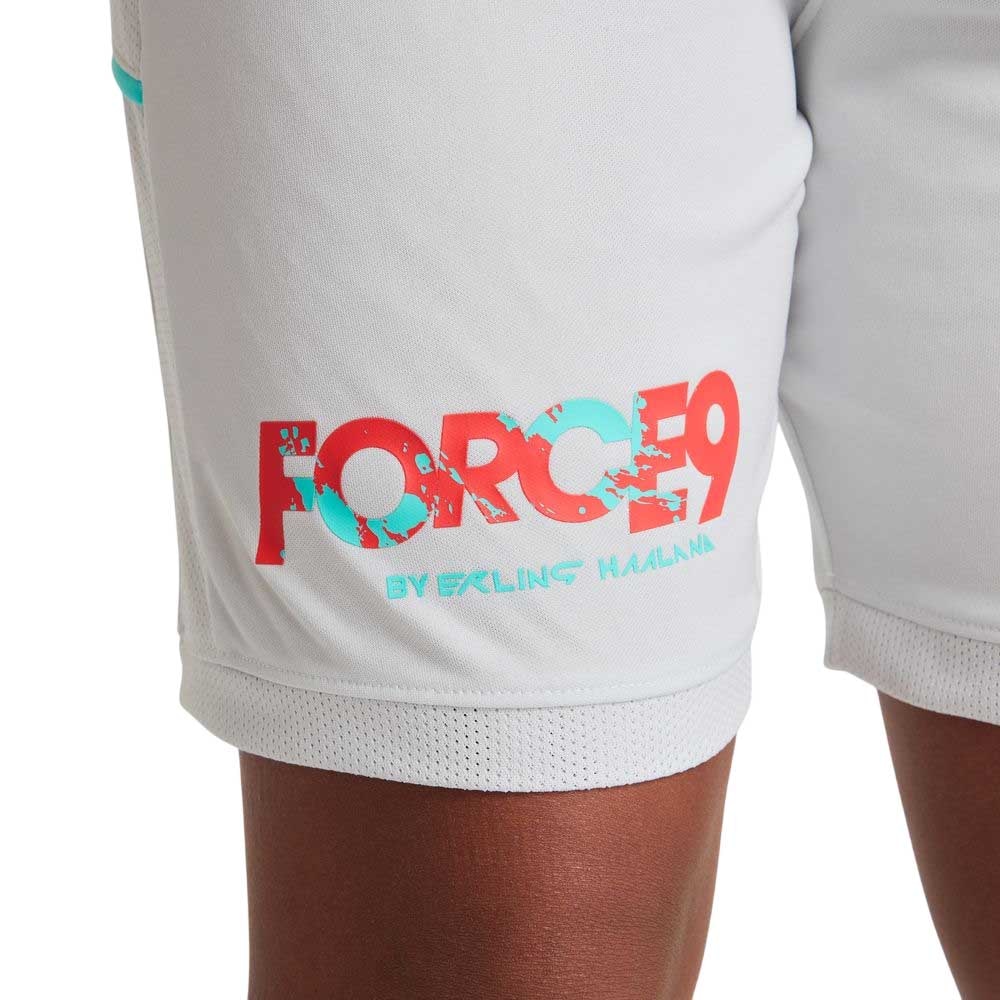 Nike Haaland FORCE9 Academy 25 Shorts Barn Grå/Turkis