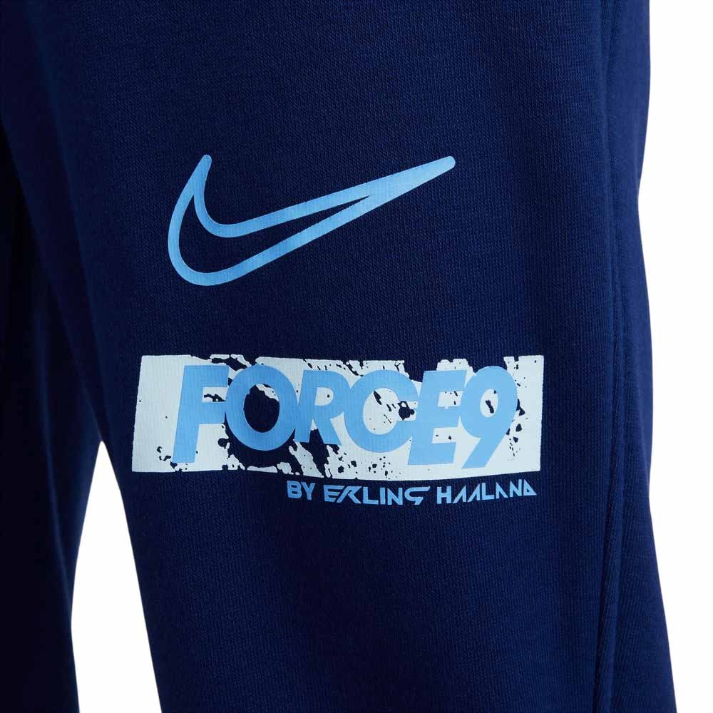 Nike Haaland FORCE9 Club Fleece Fritidsbukse Barn Blå