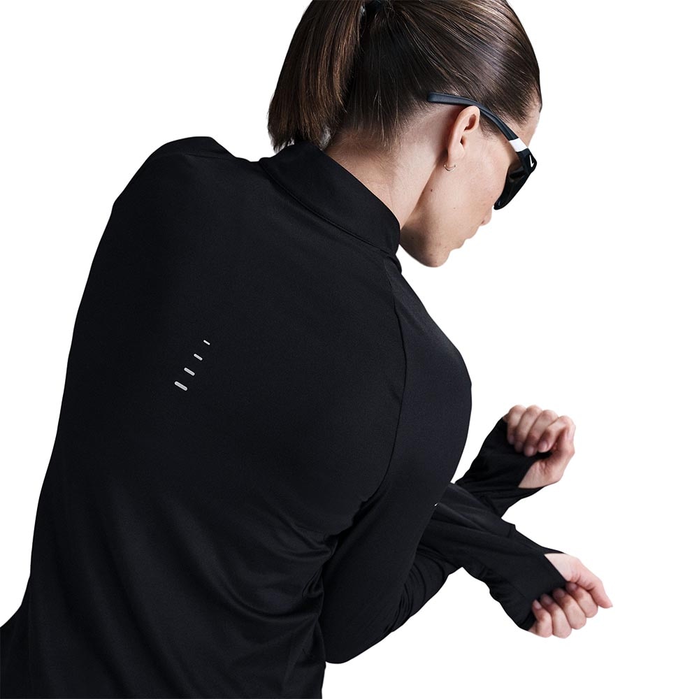 Nike Dri-Fit Swift Half-Zip Langermet Trøye Dame Sort