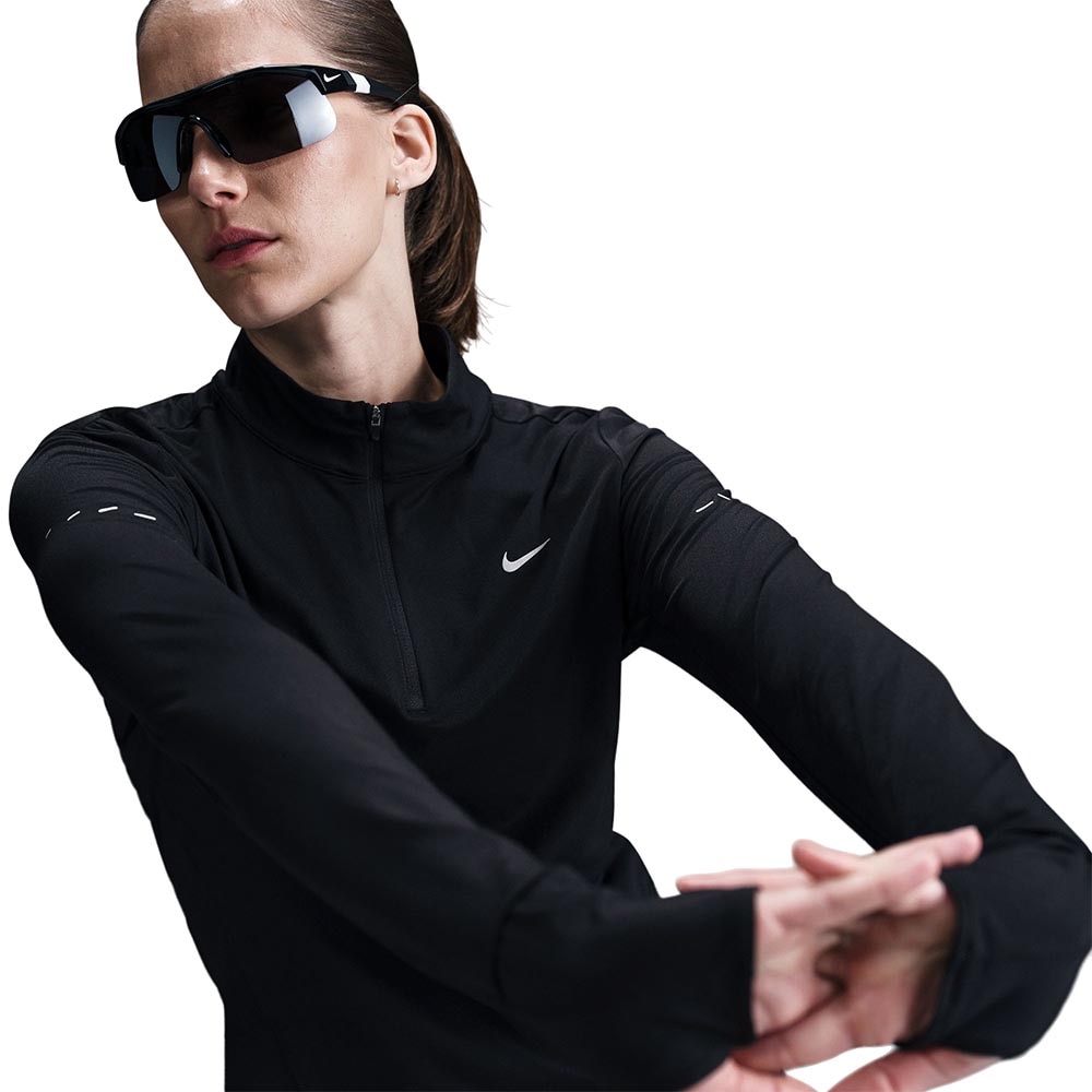 Nike Dri-Fit Swift Half-Zip Langermet Trøye Dame Sort