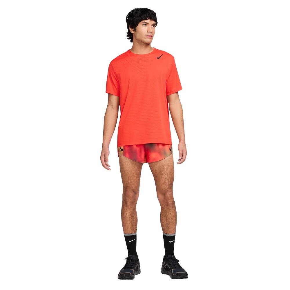 Nike Dri-Fit ADV AeroSwift Elite Entry 2'' Løpeshorts Herre Rød/Oransje