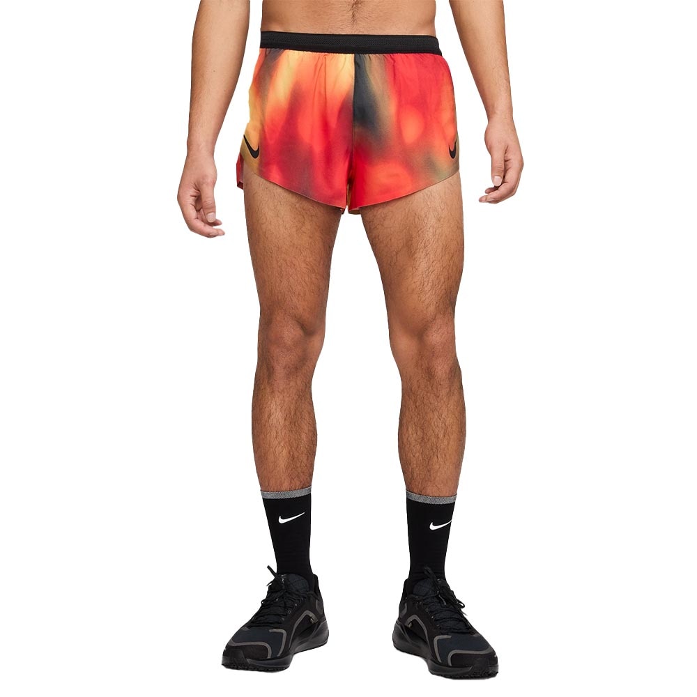 Nike Dri-Fit ADV AeroSwift Elite Entry 2'' Løpeshorts Herre Rød/Oransje