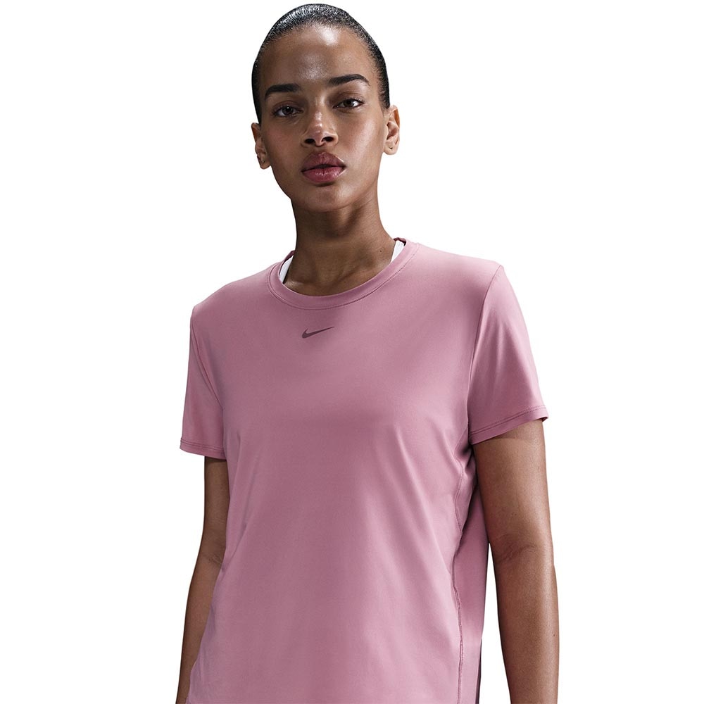 Nike Dri-Fit One Classic Kortermet Trøye Dame Rosa/Rosa