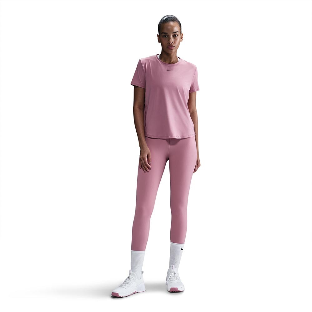 Nike Dri-Fit One Classic Kortermet Trøye Dame Rosa/Rosa