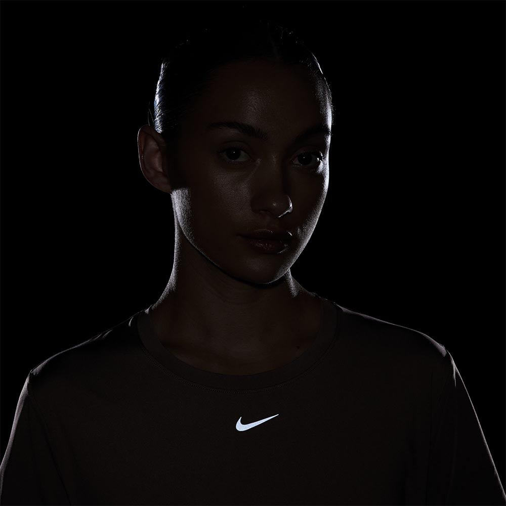 Nike Dri-Fit One Classic Kortermet Trøye Dame Brun