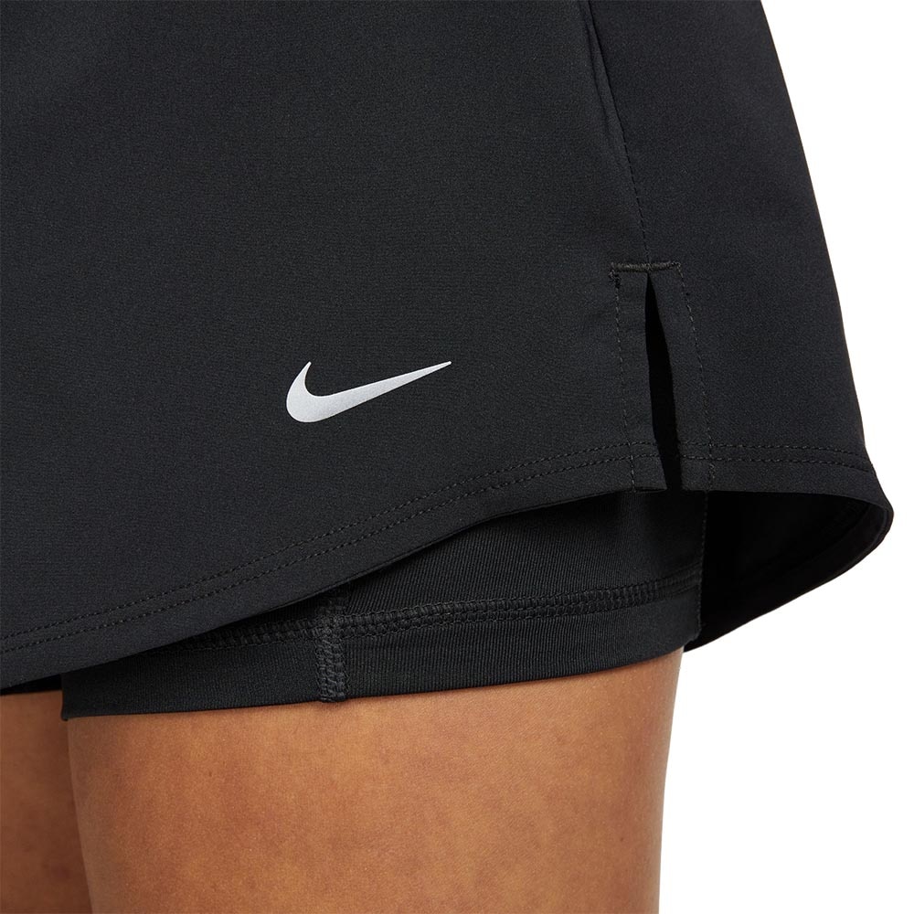 Nike Dri-Fit One High-Rise 3'' 2in1 Shorts Dame Sort