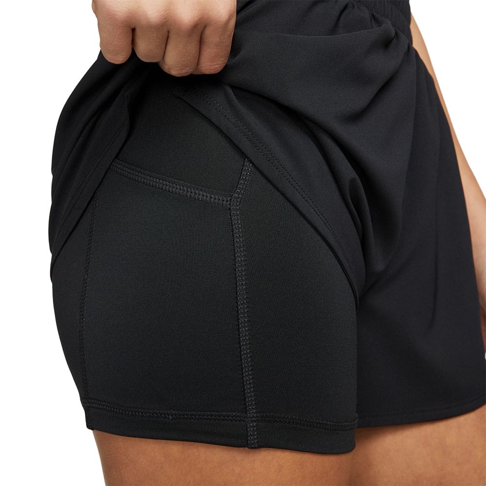 Nike Dri-Fit One High-Rise 3'' 2in1 Shorts Dame Sort