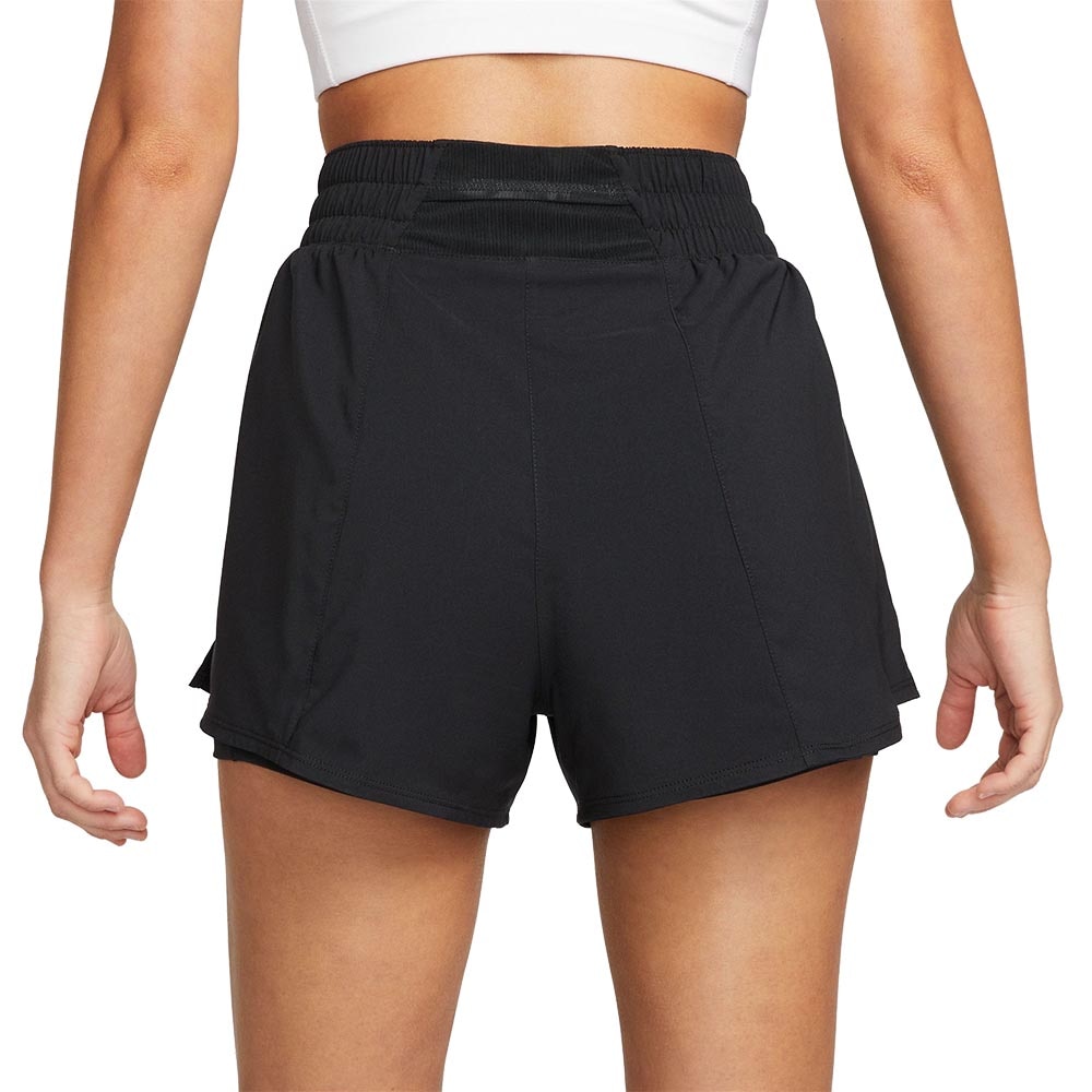 Nike Dri-Fit One High-Rise 3'' 2in1 Shorts Dame Sort