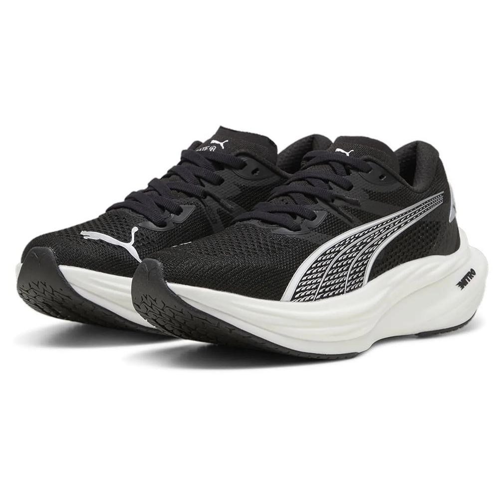 Puma Deviate Nitro 3 Joggesko Dame Sort/Hvit