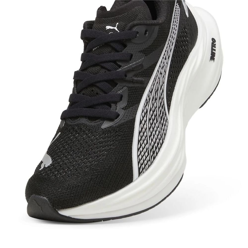 Puma Deviate Nitro 3 Joggesko Dame Sort/Hvit