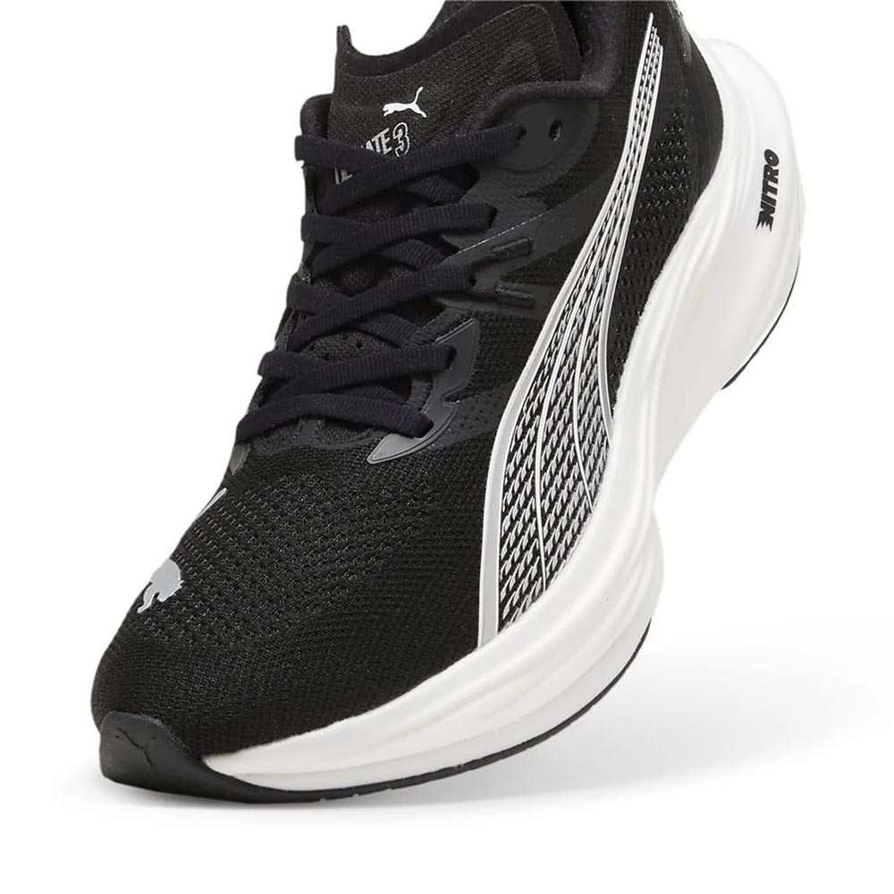 Puma Deviate Nitro 3 Joggesko Herre Sort/Hvit