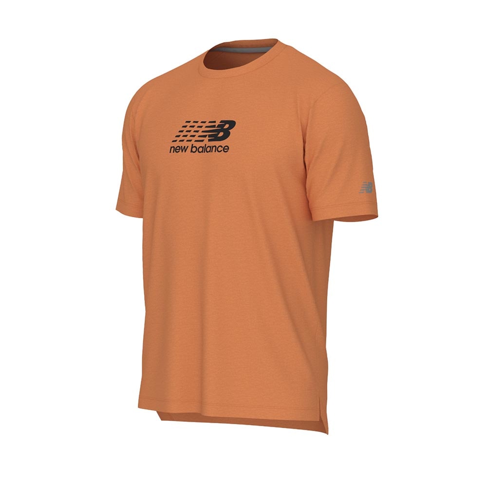 New Balance Athletics Graphic Kortermet Trøye Herre Oransje