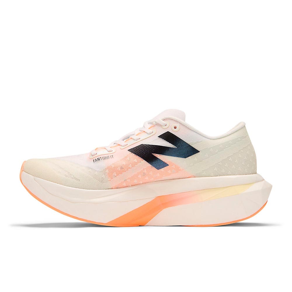 New Balance FuelCell SuperComp Elite V4 Joggesko Dame Oransje/Beige