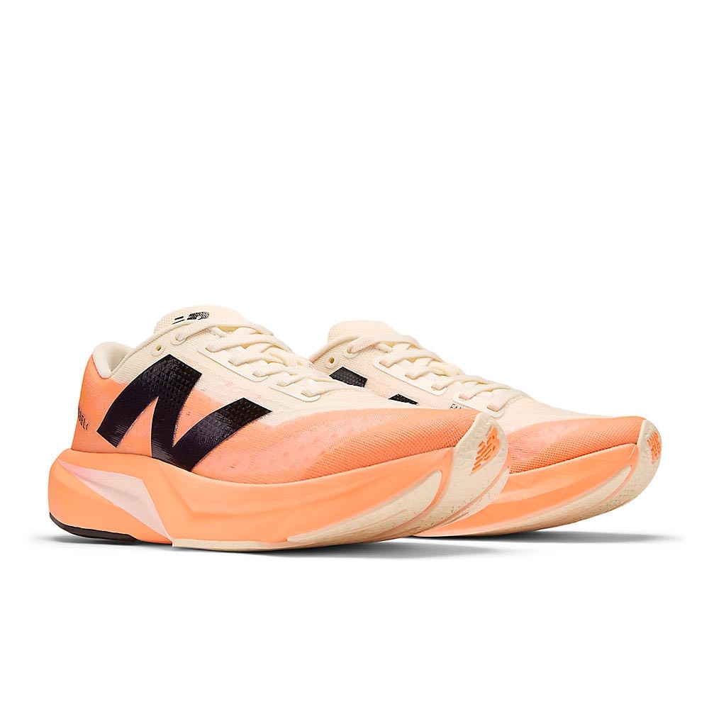 New Balance FuelCell Rebel v4 Joggesko Dame Oransje/Beige