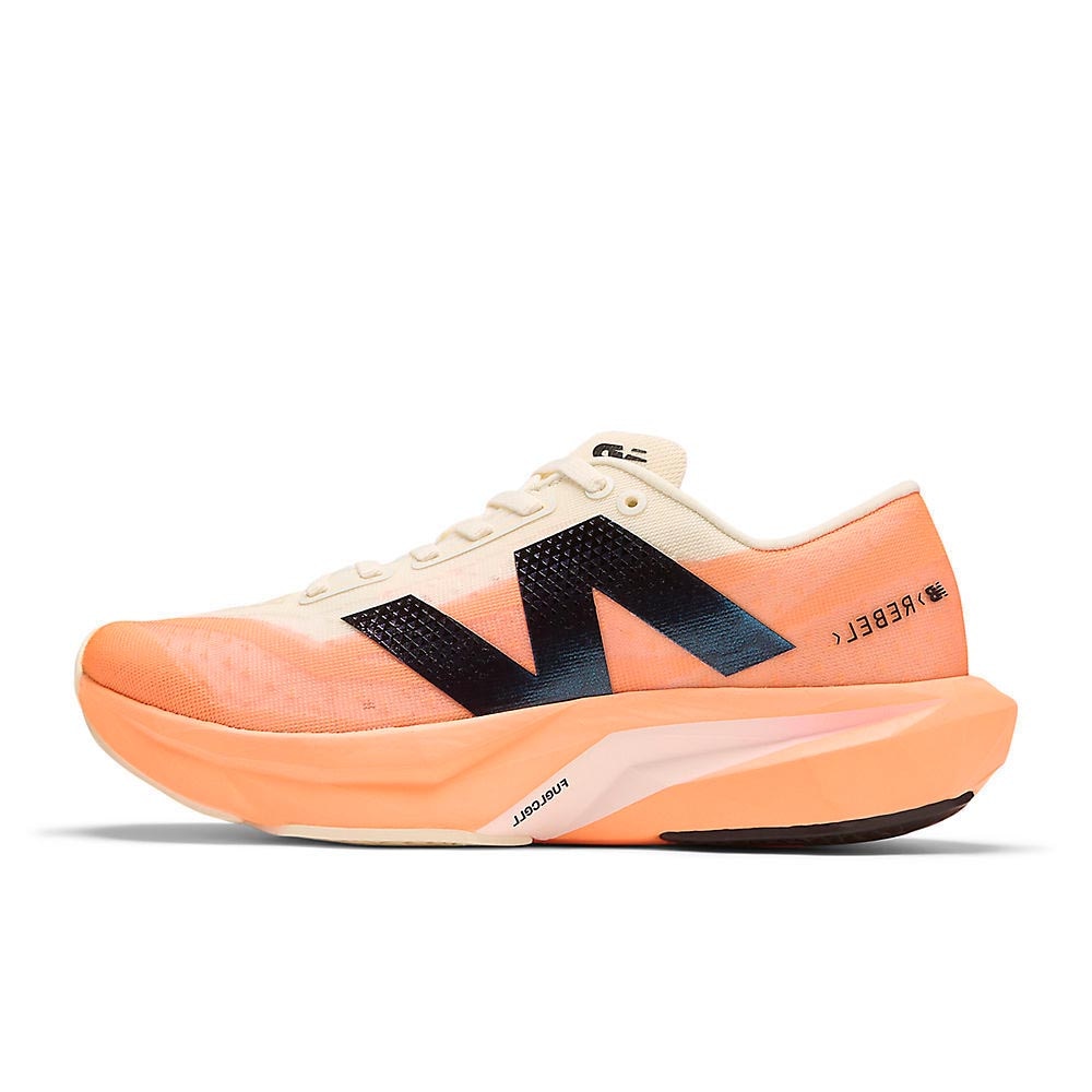 New Balance FuelCell Rebel v4 Joggesko Dame Oransje/Beige