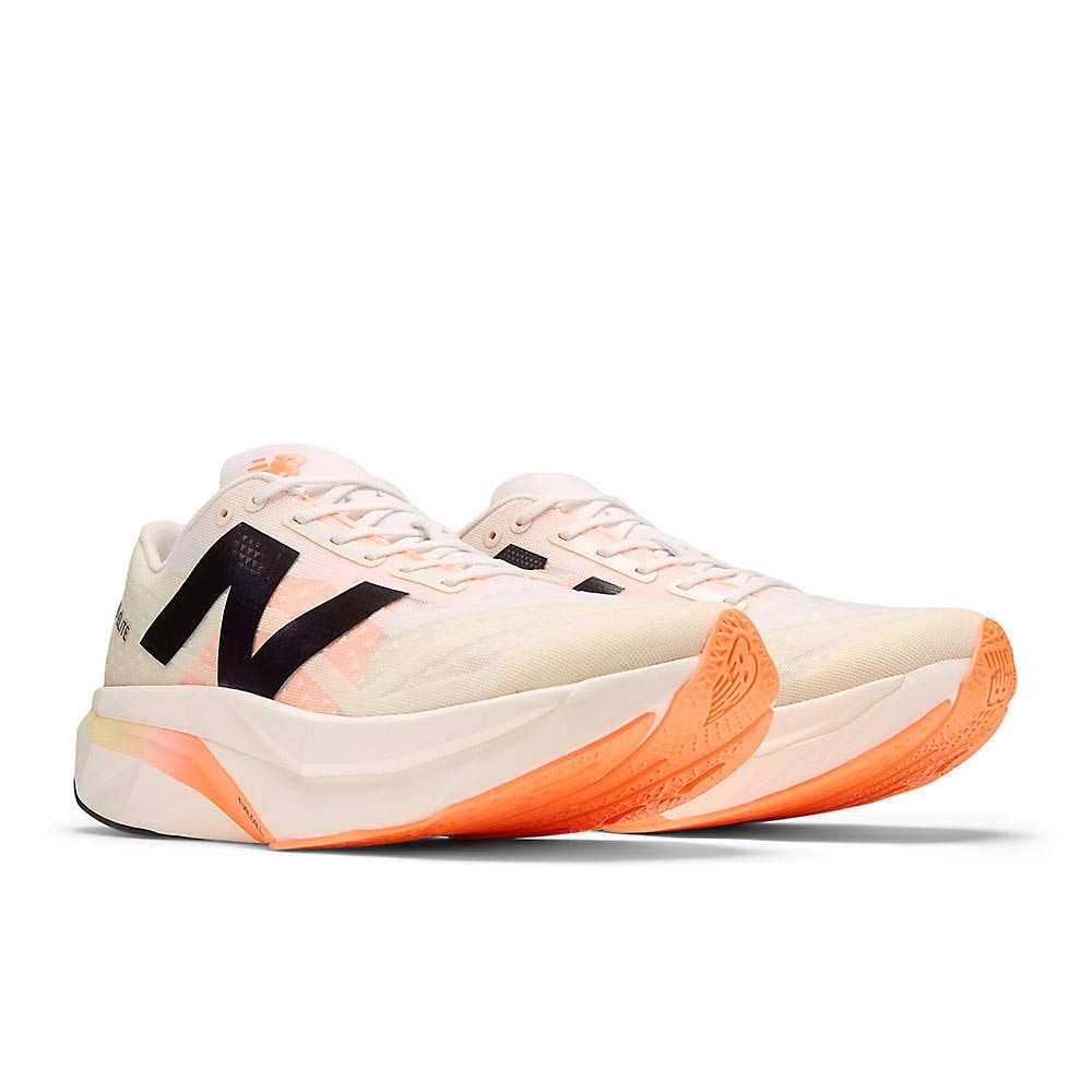 New Balance FuelCell SuperComp Elite V4 Joggesko Herre Oransje/Beige