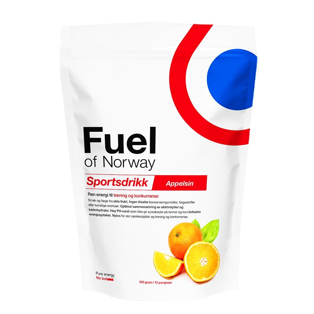 Fuel of Norway Sportsdrikke 0.5 kg Appelsin