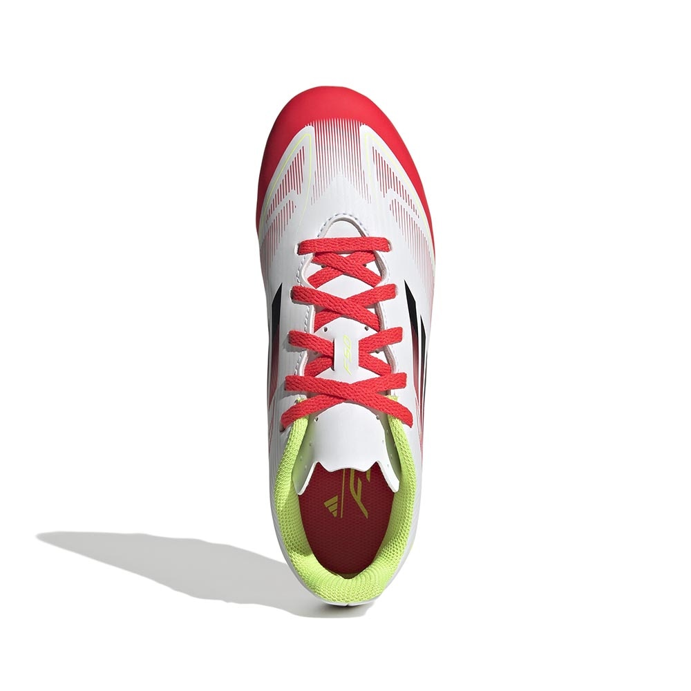 Adidas F50 Club FG/MG Fotballsko Barn Pure Victory