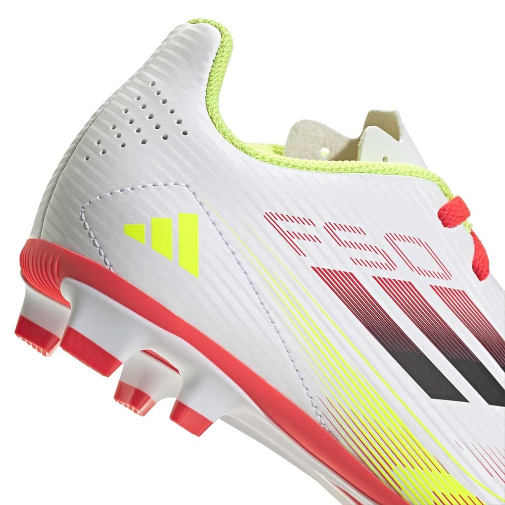 Adidas F50 Club FG/MG Fotballsko Barn Pure Victory