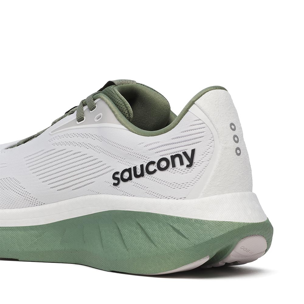 Saucony Ride 18 Joggesko Herre Hvit/Grønn