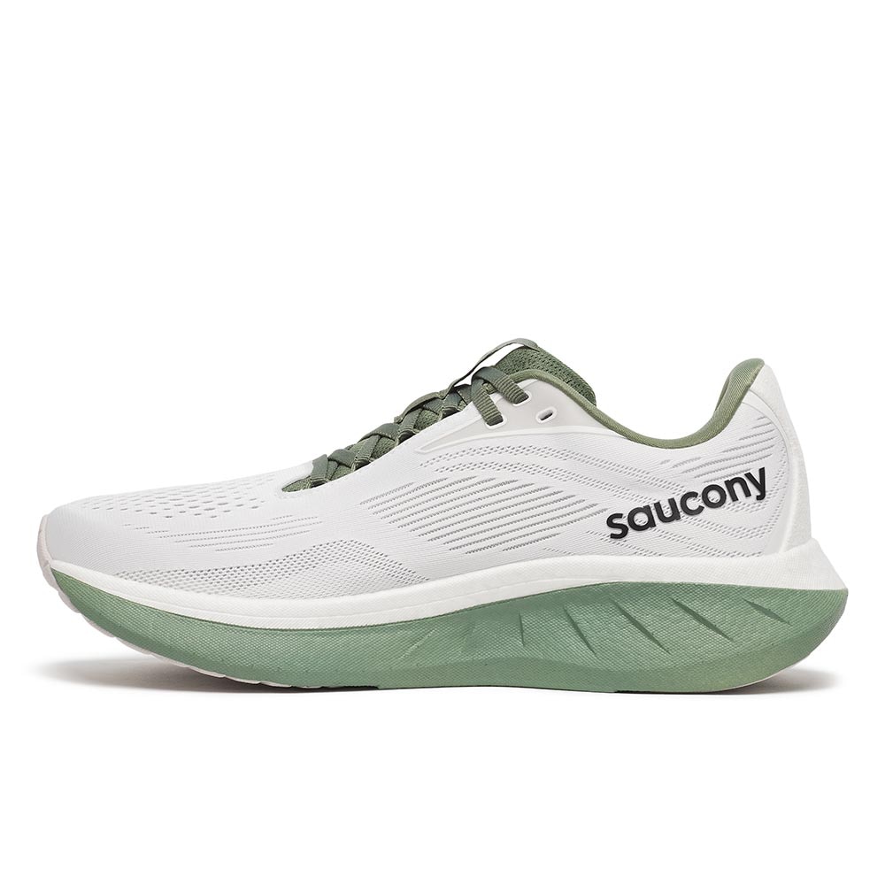 Saucony Ride 18 Joggesko Herre Hvit/Grønn