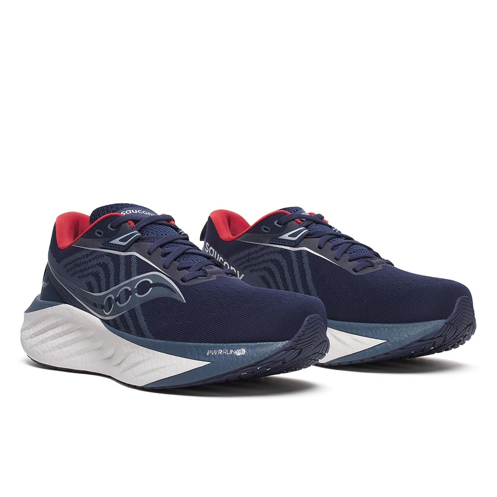 Saucony Triumph 22 Joggesko Herre Marine/Rød