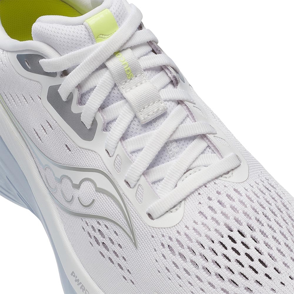 Saucony Guide 18 Joggesko Dame Hvit/ Blå/Volt