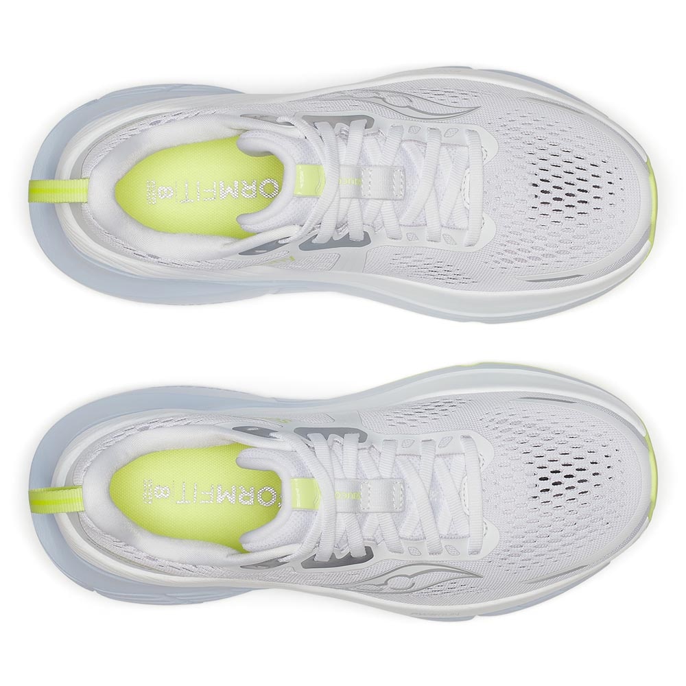 Saucony Guide 18 Joggesko Dame Hvit/ Blå/Volt