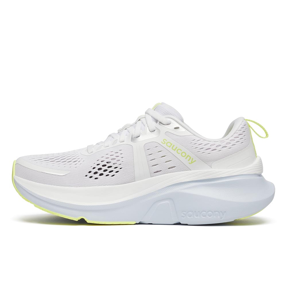 Saucony Guide 18 Joggesko Dame Hvit/ Blå/Volt