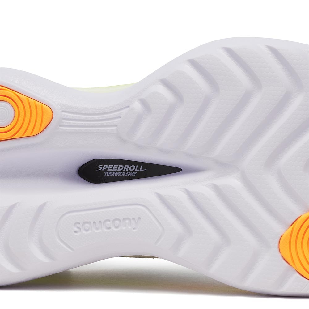 Saucony Endorphin Trainer Joggesko Dame Hvit/Sort/Oransje