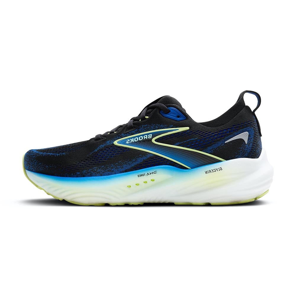 Brooks Glycerin 22 Joggesko Herre Sort/Blå/Gul