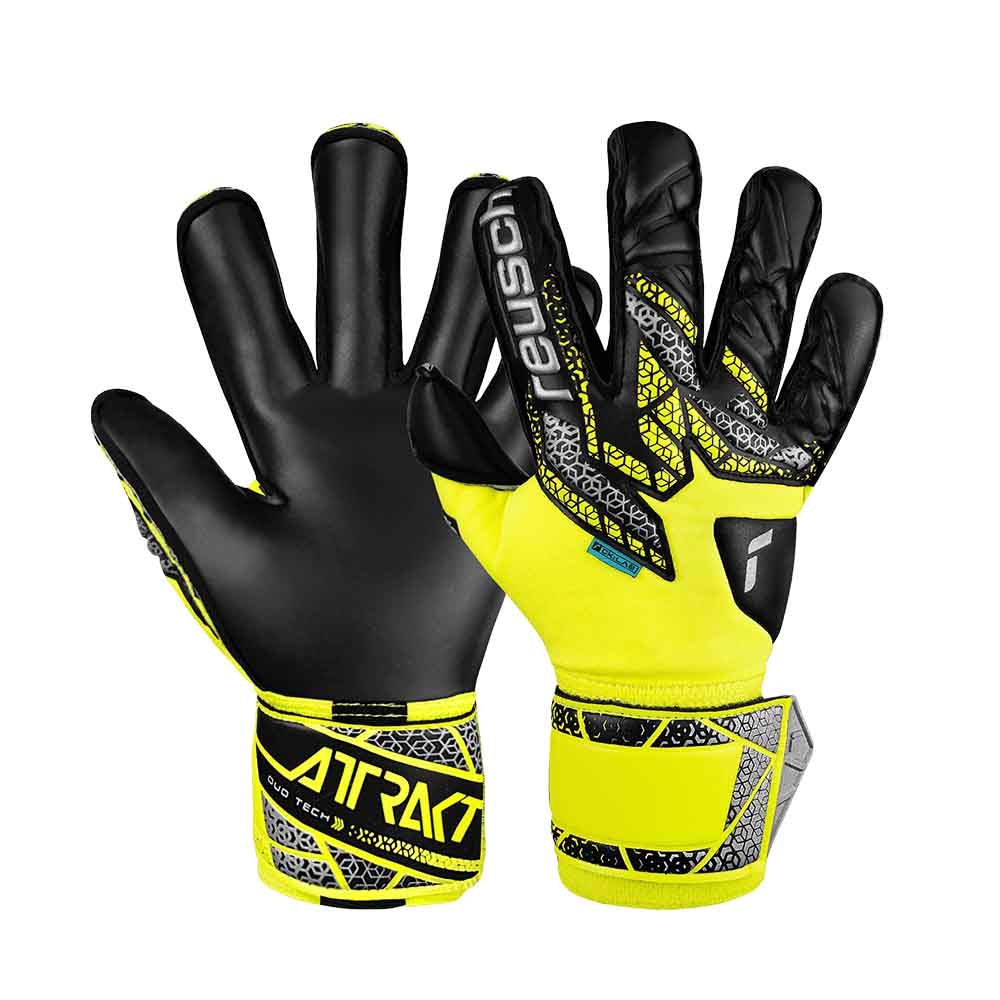 Reusch Attrakt Duo Evolution Keeperhansker Gul/Sort