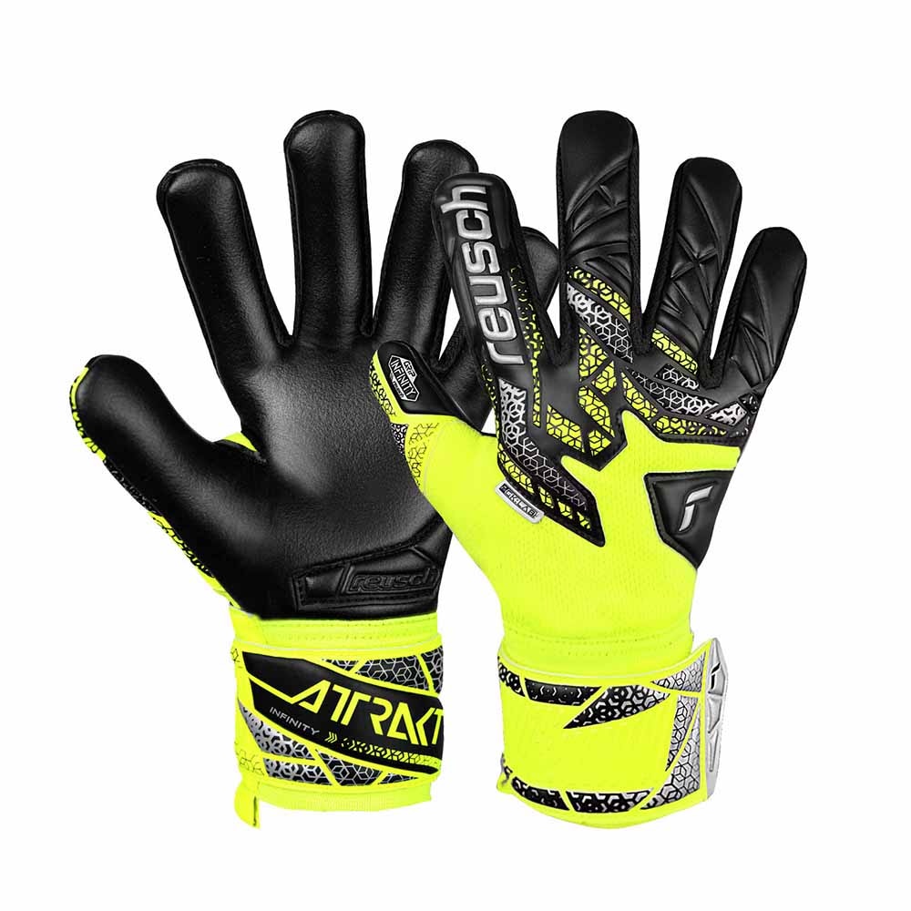 Reusch Attrakt Infinity NC Keeperhansker Barn Gul/Sort