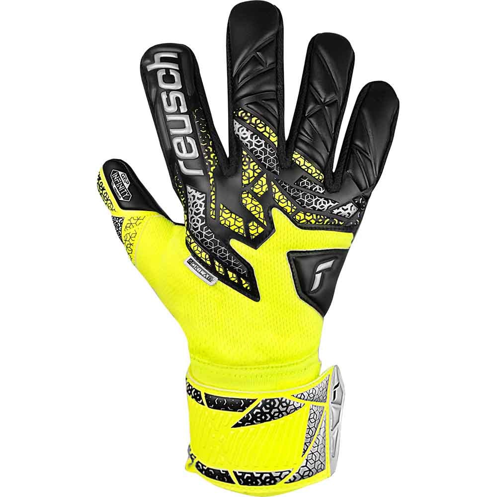 Reusch Attrakt Infinity NC Keeperhansker Barn Gul/Sort