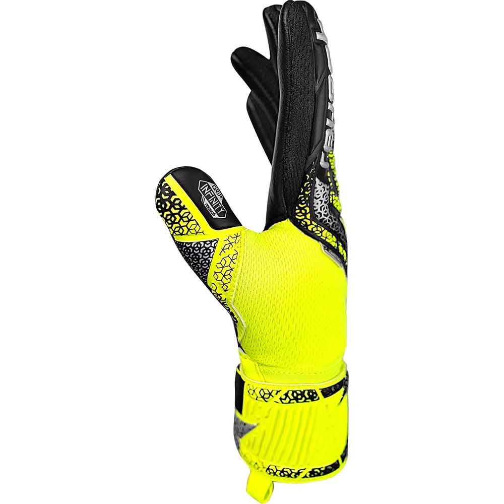 Reusch Attrakt Infinity NC Keeperhansker Barn Gul/Sort