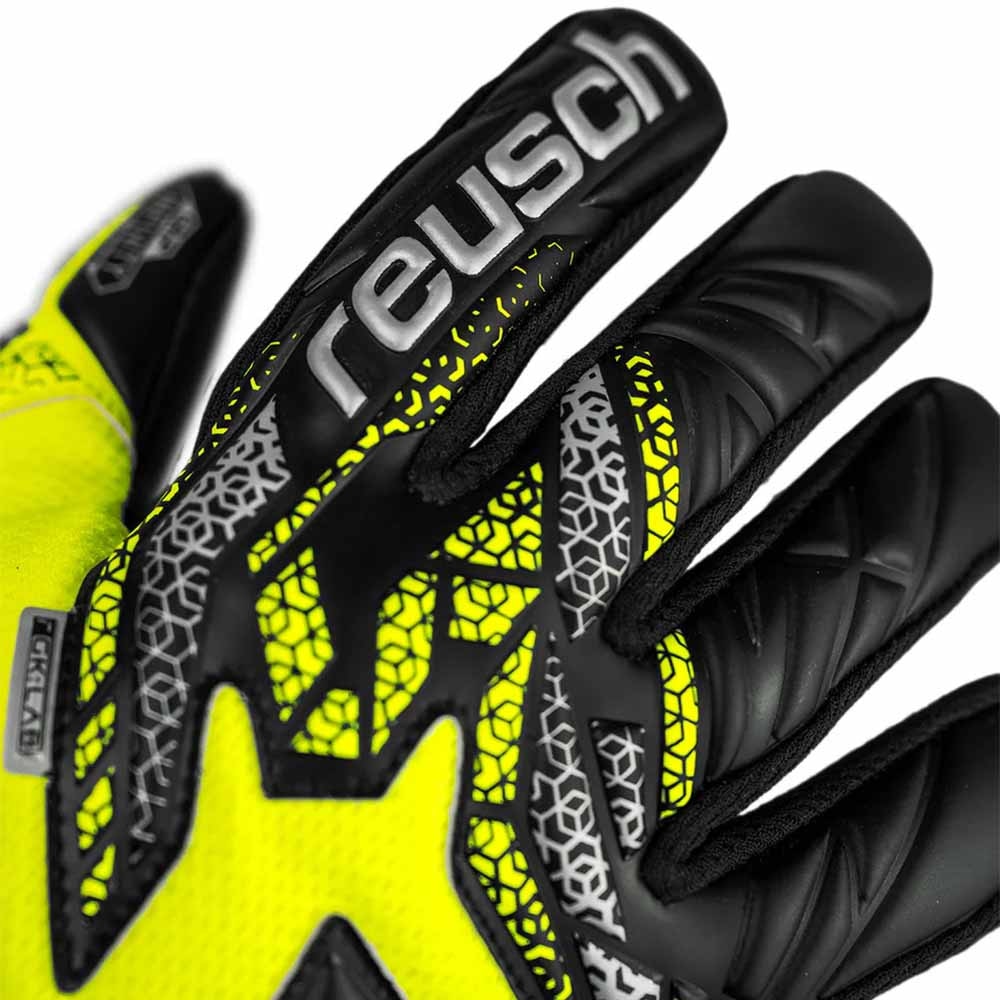 Reusch Attrakt Infinity NC Keeperhansker Barn Gul/Sort