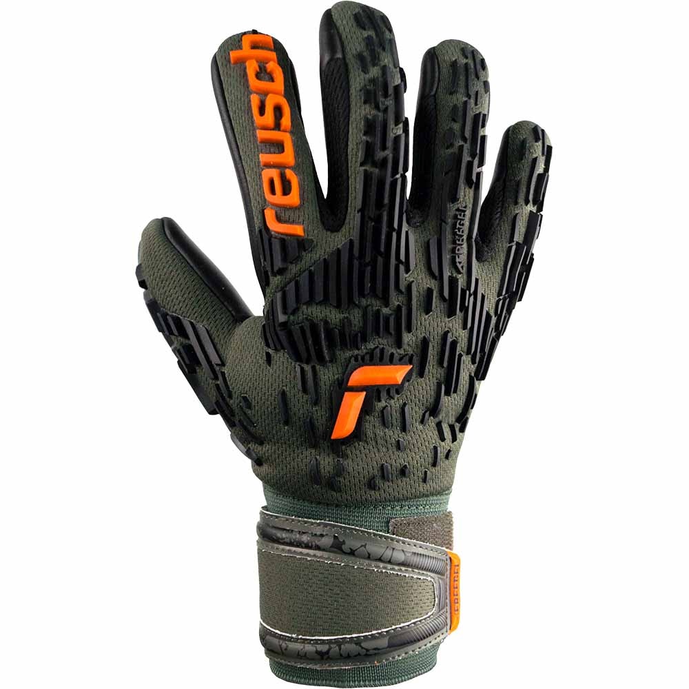 Reusch Attrakt Freegel Silver FS Barn Grønn/Oransje