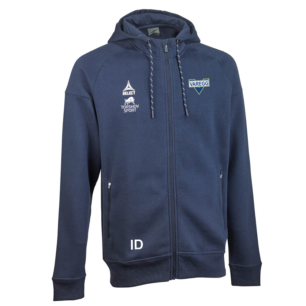 Select Full-Zip Hettegenser Varegg Fotball Marine