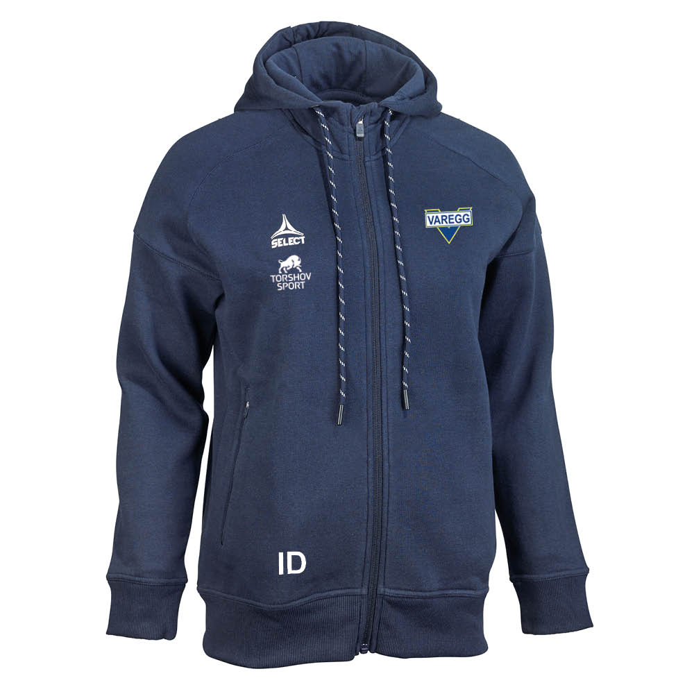 Select Full-Zip Hettegenser Varegg Fotball Dame Marine