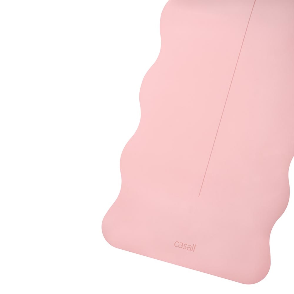 Casall Grip&Cushion Scallop Yoga Mat III 5mm Rosa