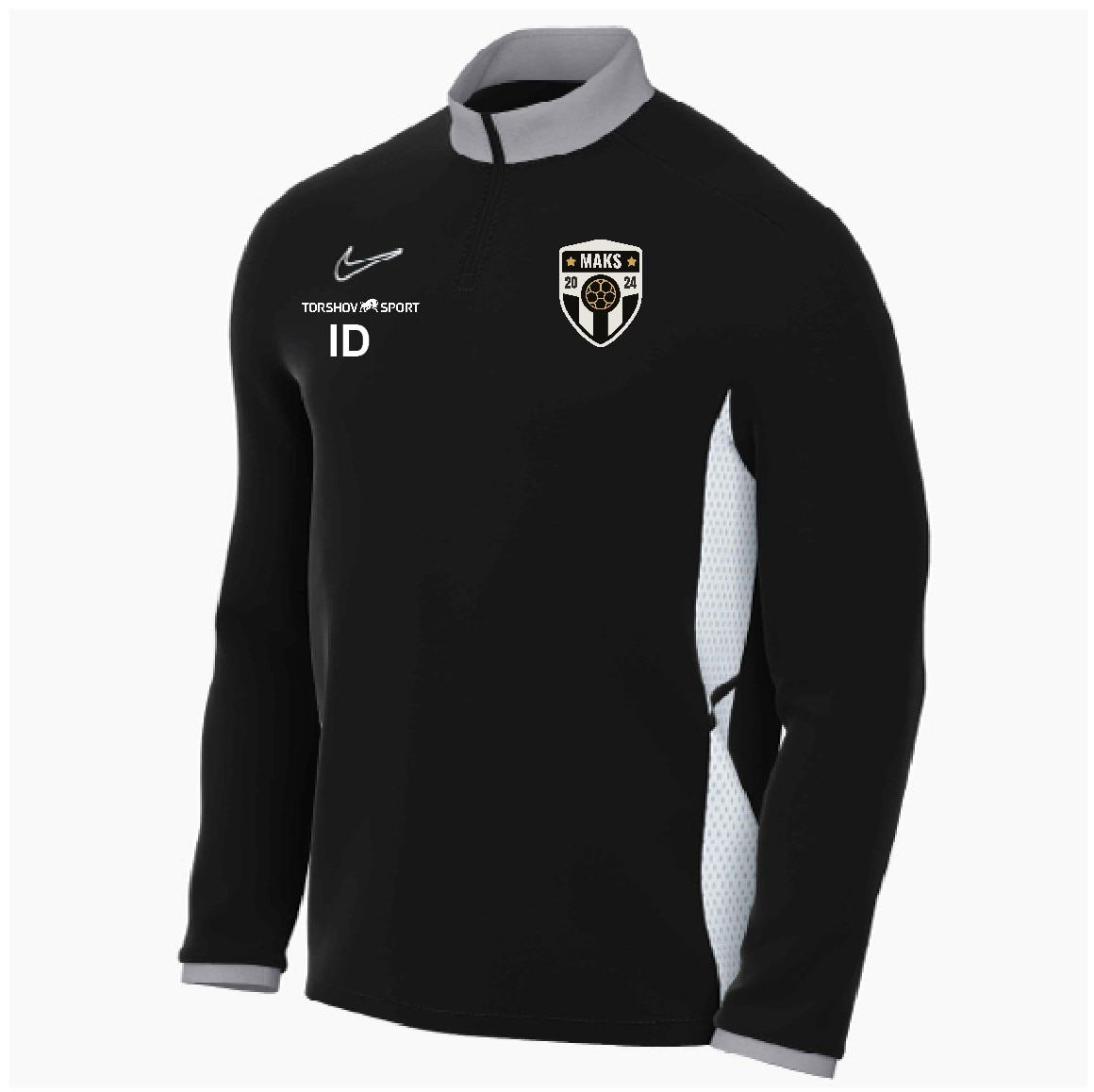 Nike MAKS Fotballakademi Treningsgenser Sort/Hvit