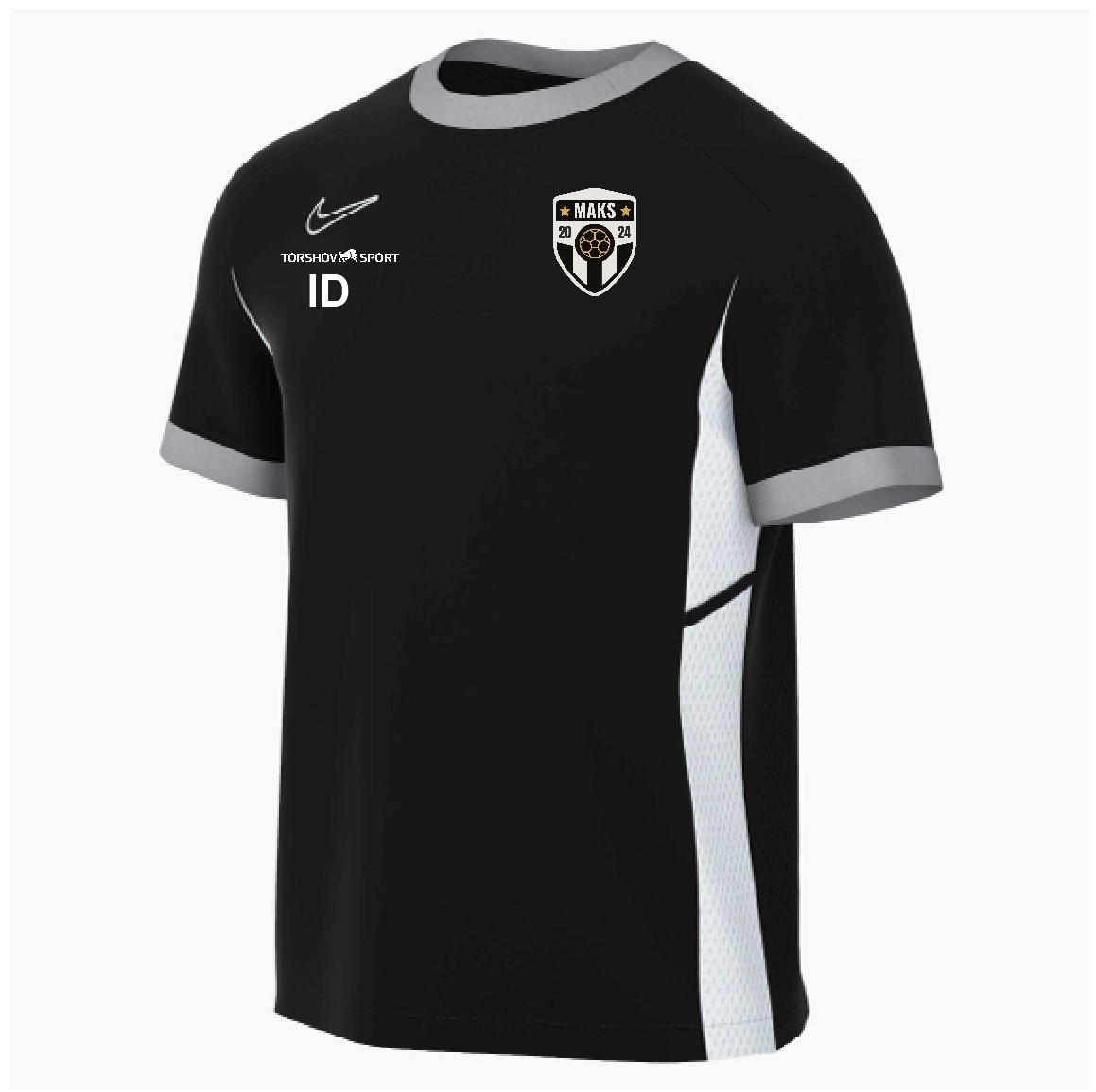 Nike MAKS Fotballakademi Treningstrøye Barn Sort/Hvit