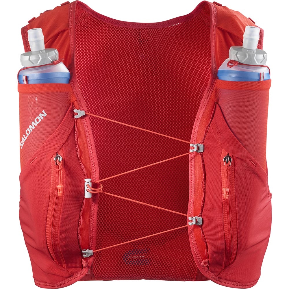 Salomon Adv Skin 12 Løpevest Rød