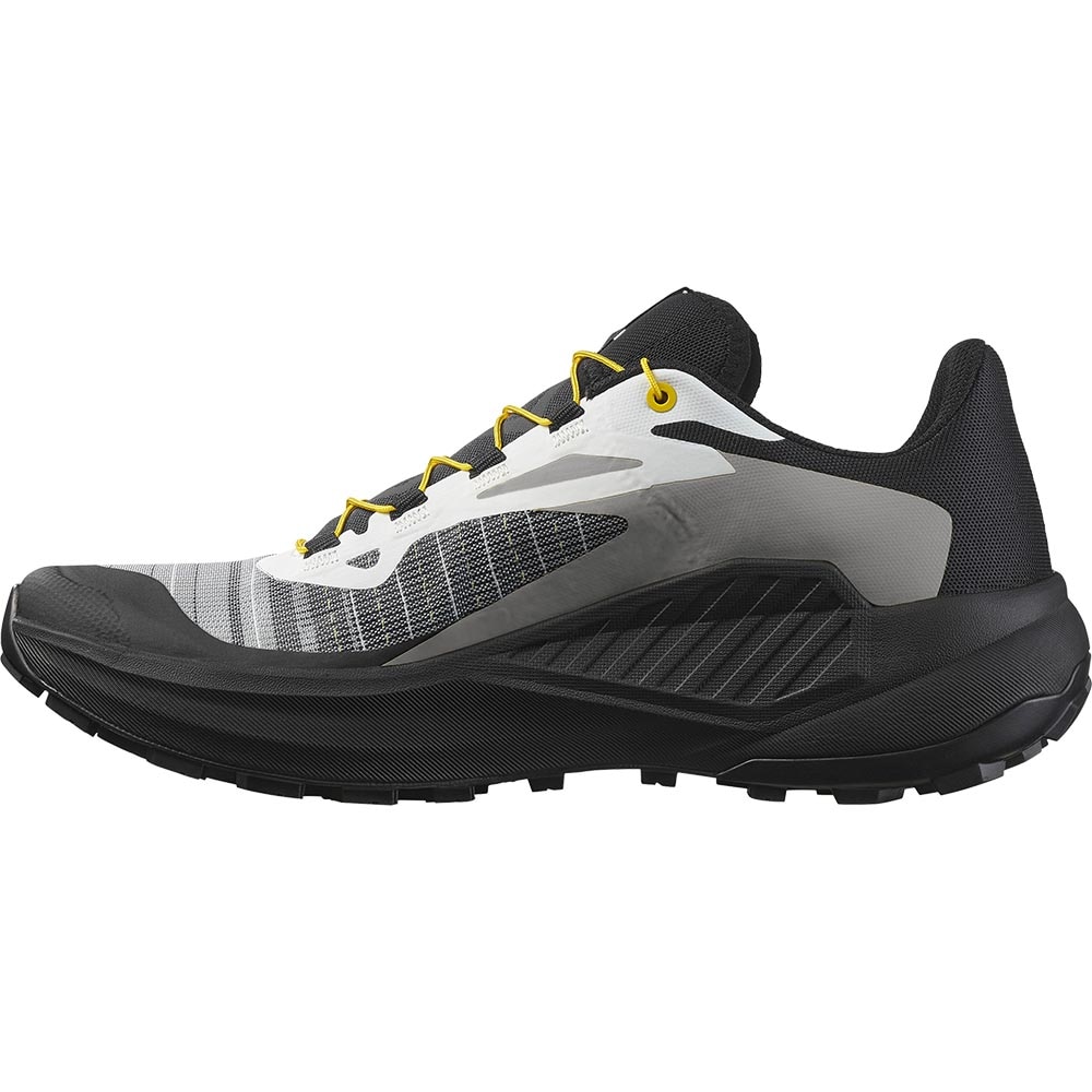 Salomon Genesis Joggesko Herre Sort/Hvit/Gul