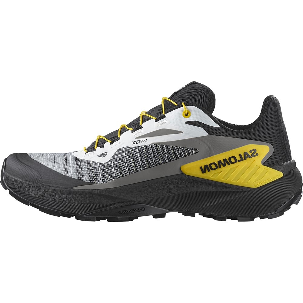 Salomon Genesis Joggesko Herre Sort/Hvit/Gul