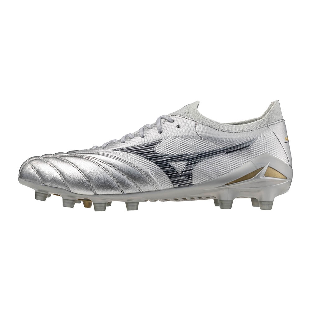 Mizuno Morelia Neo IV Beta Made In Japan FG Fotballsko Platinum Silver