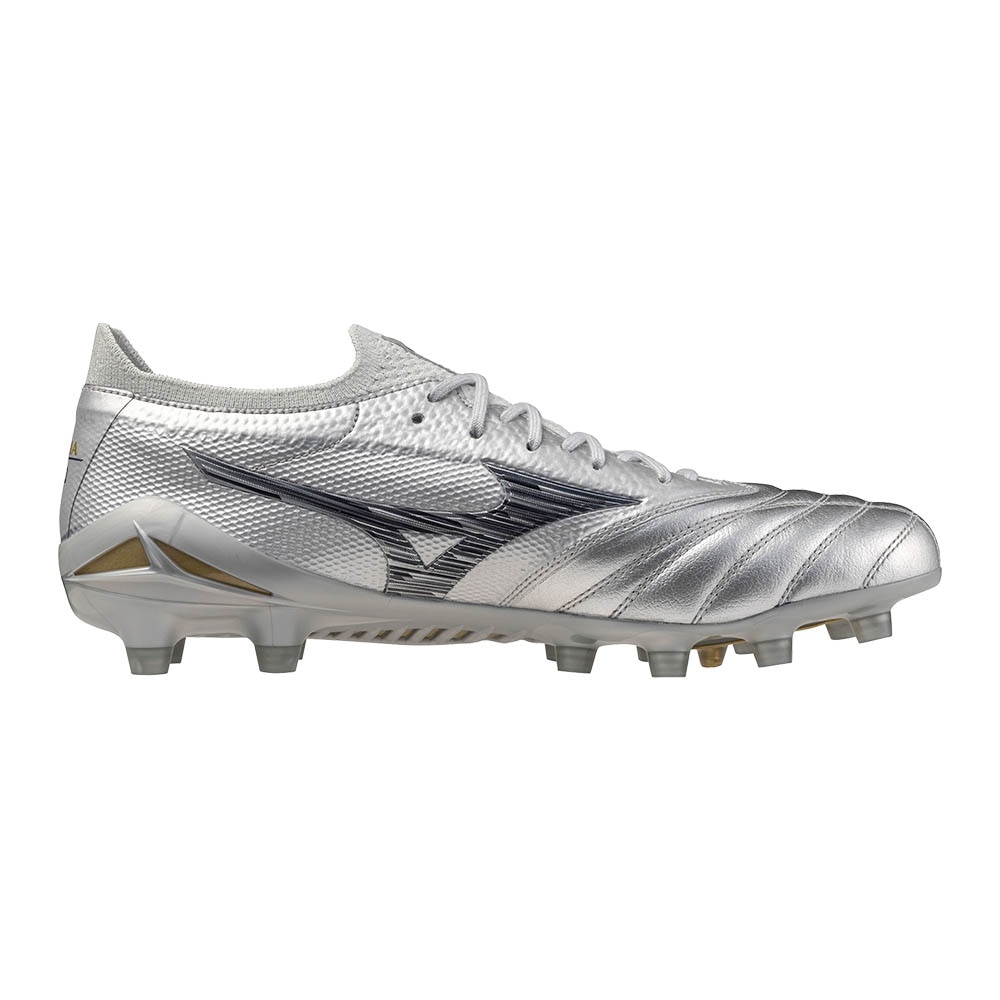 Mizuno Morelia Neo IV Beta Made In Japan FG Fotballsko Platinum Silver